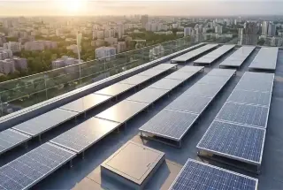 Rooftop Solar Panels at Neelkanth Palms