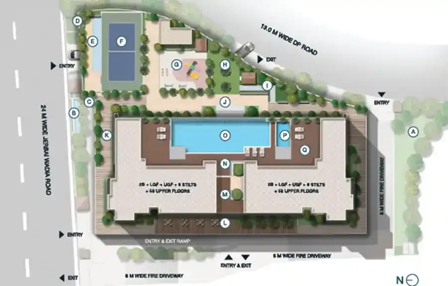 Neelkanth Palms master plan layout